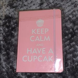 “Keep Calm and Have a Cupcake” journal